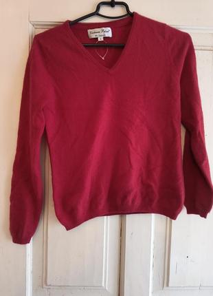 Светр червоний кашемір