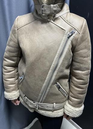Дубленка zara 5
