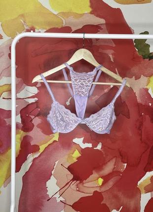 Кружевной набор лиловый george размер 75в