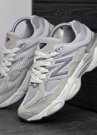 Кросівки new balance 9060 silver | чоловічі кросівки ню баланс
