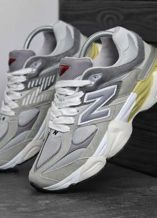 Кросівки new balance 9060 grey | брендові чоловічі кросівки ню баланси