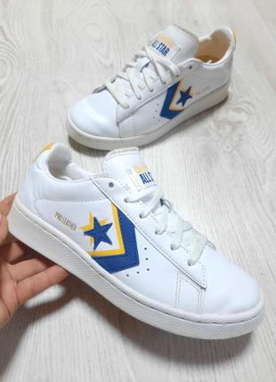 Кожаные кроссовки кеды converse pro leather