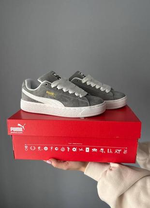Кроссовки puma suede xl grey