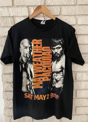 Бокс mayweather & pacquiao футболка двусторонняя