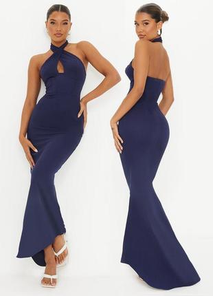 Розпродаж сукня prettylittlething довга с перехрестом