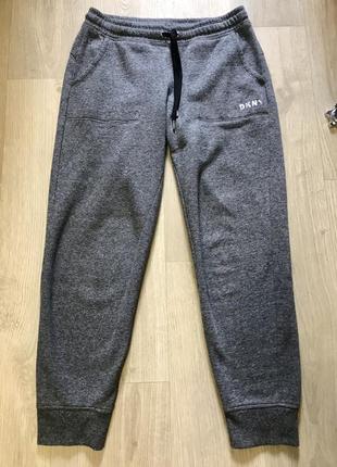 Жіночі сірі штани на флісі бренд dkny sport