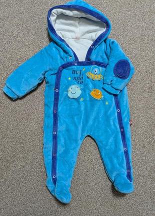 Демисезонный комбинезон на мальчика 68 см 3-6 мес