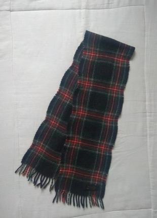 Шерстяной шарф 100%шерсь the house of edgar made in scotland