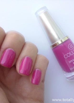 Лак-блиск для нігтів з ефектом гелю gloss nail lacquer gel effect 551 fucsia spiritosa тестер