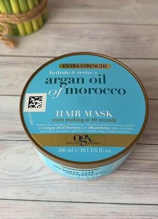 Маска для волосся ogx argan oil hair mask