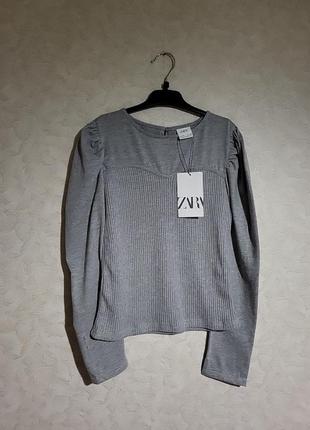Детская кофточка zara серый 10 лет