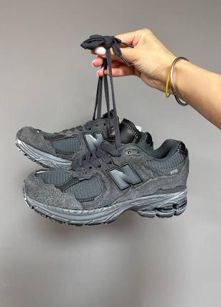 Кроссовки new balance 2002r phantom black” premium