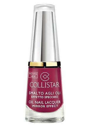 Лак collistar smalto agli oli effetto specchio oil nail lacquer mirror effect 321 rosa malva