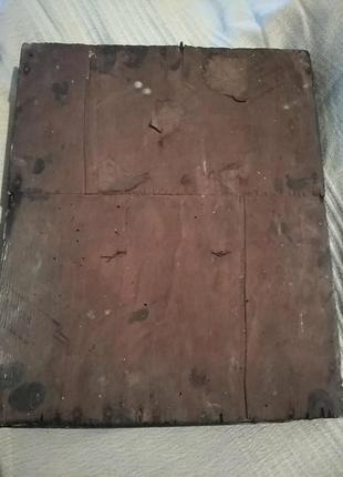 Икона иисуса христа. старая работа. так называемый "деревенский стиль". размеры и...