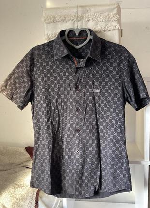 Винтажная мужская рубашка gucci