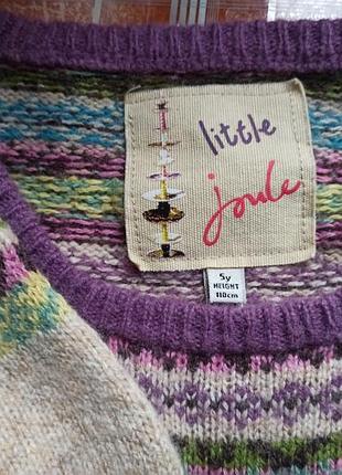 Теплое шерстяное платье/сукня little joules 5