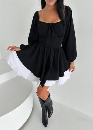 Платье со шнуровкой 🔥