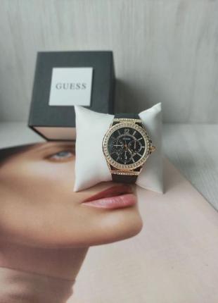 Женские часы guess black/gold