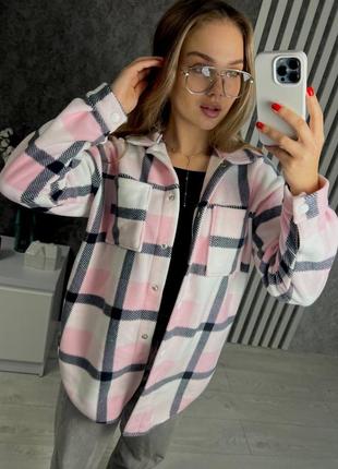 Женская флисовая рубашка