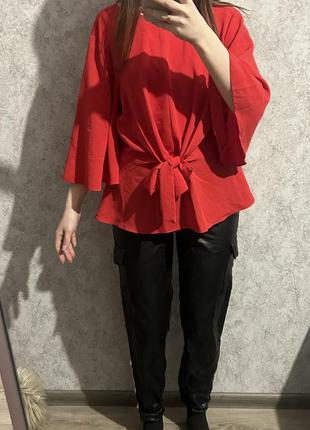 Брюки джоггеры кожи зам