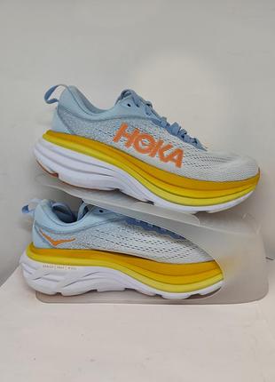 Кроссовки беговые hoka bondi 8 (1127952 ssca) новые, оригинал