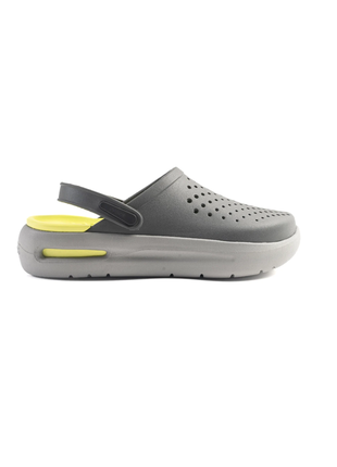 Чоловічі сабо crocs crocs inmotion clog grey/light green (cero/зелені)
