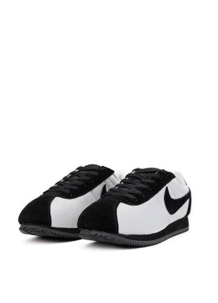 Кроссовки nike cortez black white