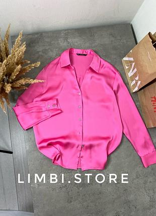 🌷дуже ніжна атласна сатинова шовкова блуза сорочка рубашка dunnes zara bershka