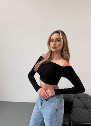 Женский топ с открытой спиной вискоза