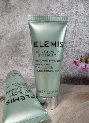 Оригинальный ночной, омолаживающий крем против морщин elemis pro-collagen night cream