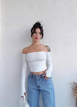 Топ повседневный с рукавами ❤️