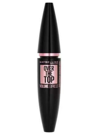 Тушь для ресниц maybelline volum express over the top