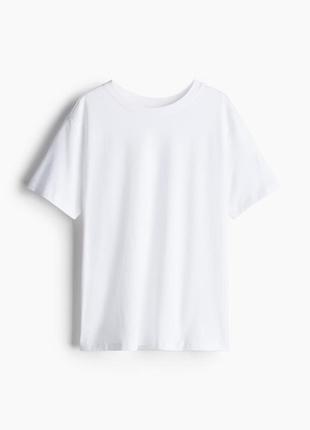 Базова біла футболка h&m zara / базовая футболка белая2 фото