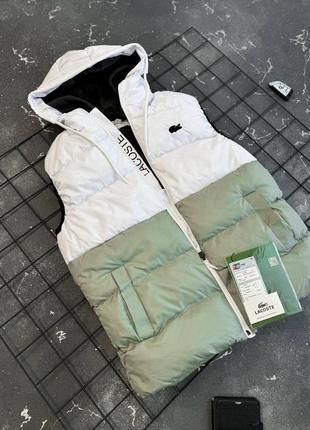 Стильна чоловіча жилетка на весну lacoste