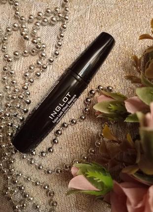 Туш для вій inglot mascara false lash effect black ефект накладних вій