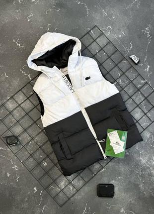 Стильна чоловіча жилетка на весну lacoste