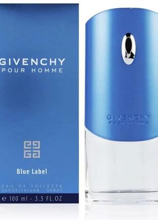 Туалетна вода givenchy blue label pour homme 100 мл туреччина