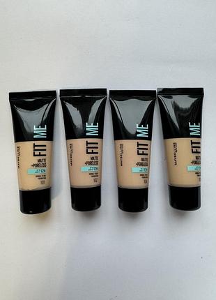 Тональний крем maybelline new york fit me matte poreless foundation