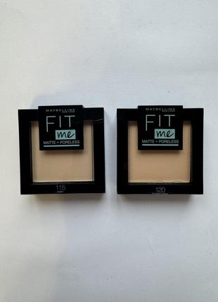 Пудра maybelline new york fit me matte poreless powder