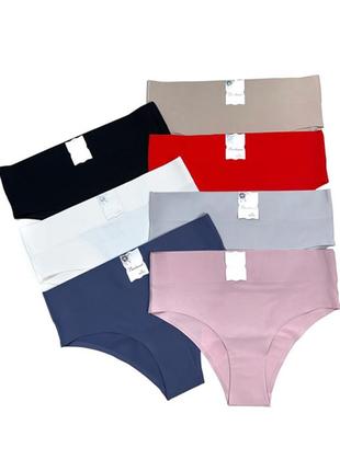 Жіночі труси американки однотонні beisdanna 18473 - 7 шт