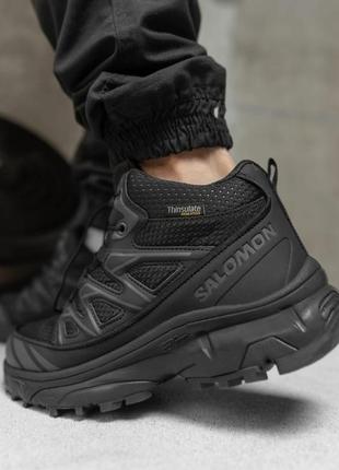 Зимние термо кроссовки Snowleather salomon2 фото