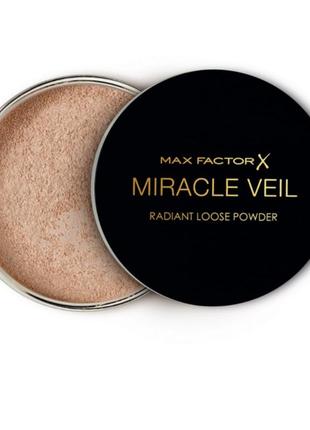 Розсипчаста пудра max factor miracle veil radiant loose powder (3614227128545)