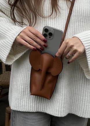 Сумка loewe elephant pocket bag шикарное дополнение образа