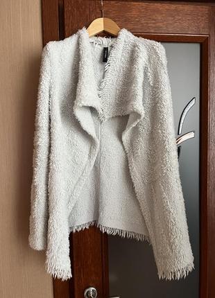 Marc cain teddy накидка кардиган wool blend 6