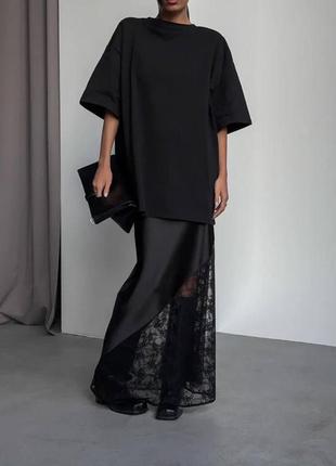 Юбка с кружевом.