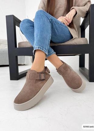 Демисезонные ботинки, демисезонные ботинки женккие замша