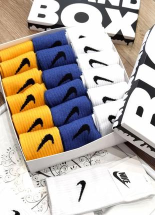 Чоловічий подарунковий набір стильних шкарпеток nike на день закоханих-18 пар шкарпеток найк