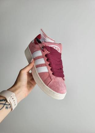 Стильні молодіжні кросівки adidas campus pink 🌿 595