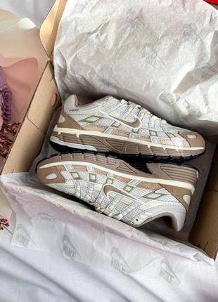 Кроссовки nike p-6000 beige