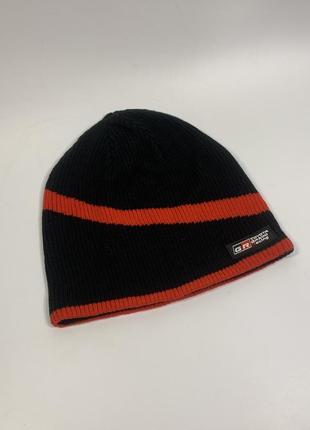Трикотажна шапка toyota racing racing чоловіча акрил н1630  класична чорна трикотажна шапка toyota r